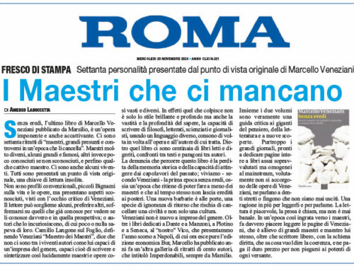 I maestri che ci mancano