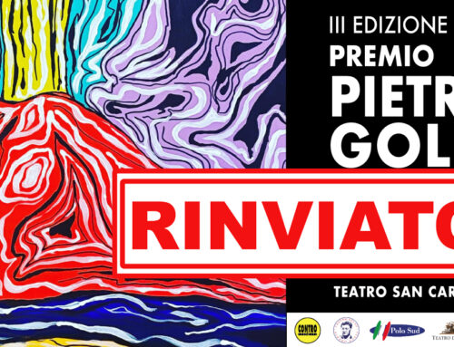 Premio “Pietro Golia” /Rinviato l’evento del 25 febbraio